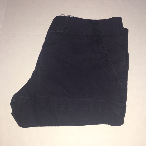 J. Crew Navy Colored Cuffed Chino Shorts Sz 8 - Picture 8 of 8